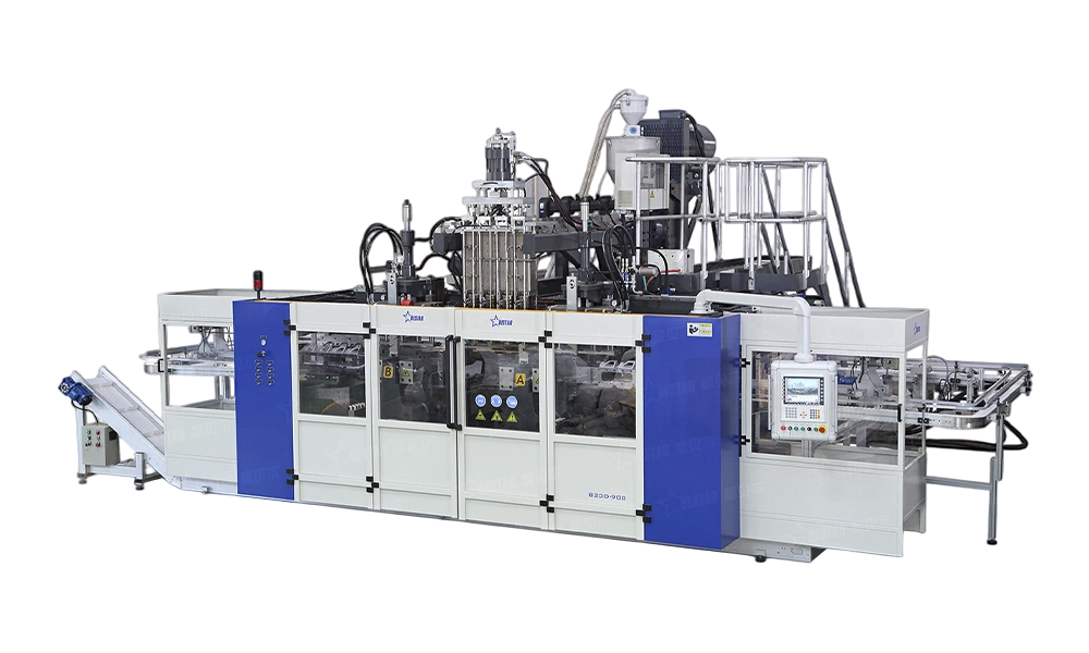 Máquina de moldagem por sopro de garrafa de molho de soja 1.6L
