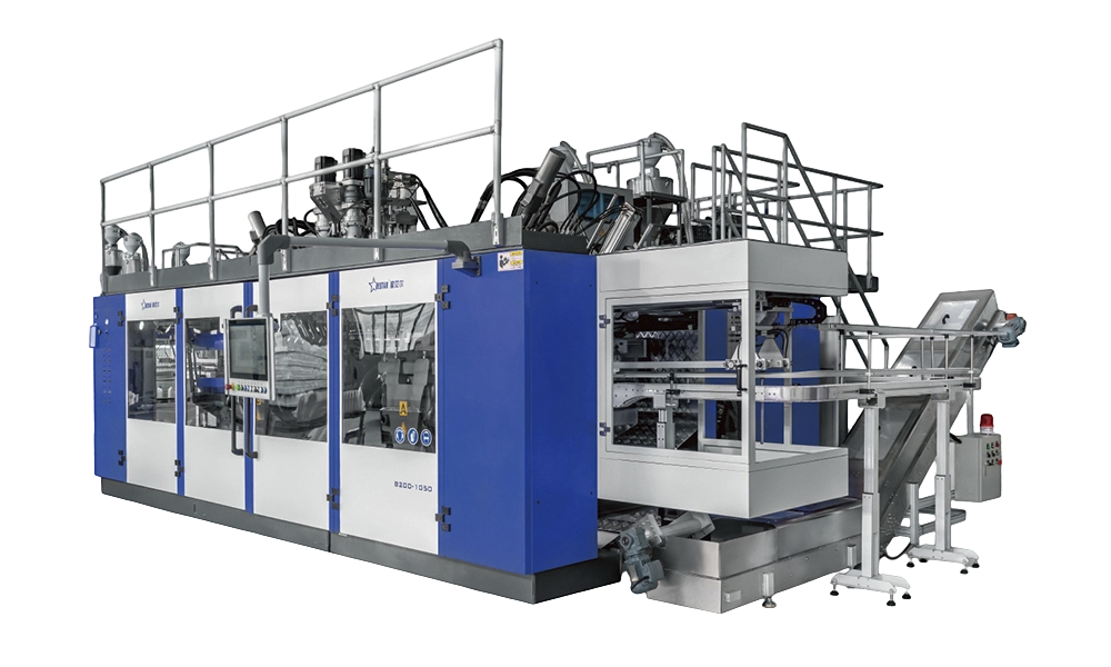 Máquina de moldagem por sopro de garrafa com pescoço inclinado 500ML